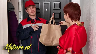 Full-grown Cougar Got a Special Supervision From Her Toyboy